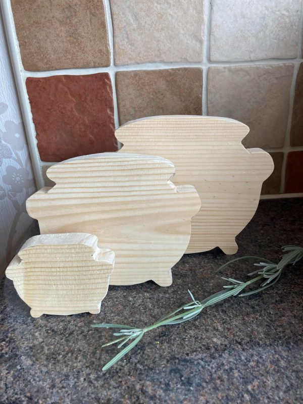 Cauldron Wooden Blanks Medium