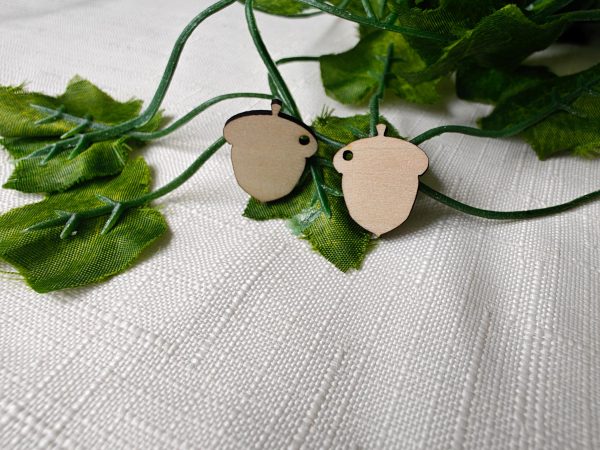Acorn Earrings /Blank Unfinished Earrings / Jewellery Blanks / Earrings / Unfinished Blanks