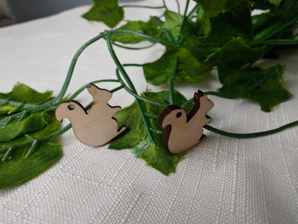 Squirrel Earrings /Blank Unfinished Earrings / Jewellery Blanks / Earrings / Unfinished Blanks
