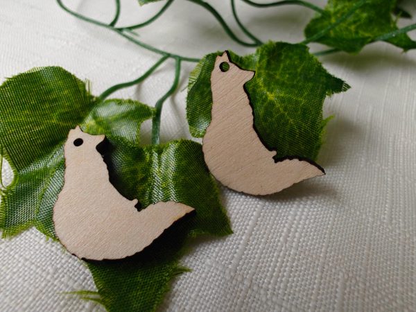Fox Earrings /Blank Unfinished Earrings / Jewellery Blanks / Earrings / Unfinished Blanks